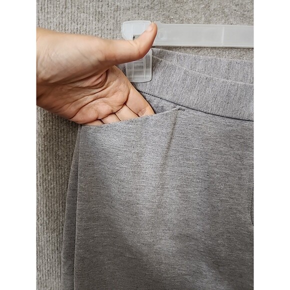 J Jill Ponte Knit Slim Leg Pants Womens M Beige Pull On Elastic Waist Stretch - Picture 2 of 8